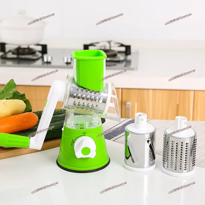 Multifunctional Hand Crank Household Kitchen Manual Meat Grinder Vegetable Grater Slicer Roller Vegetable Cutter
