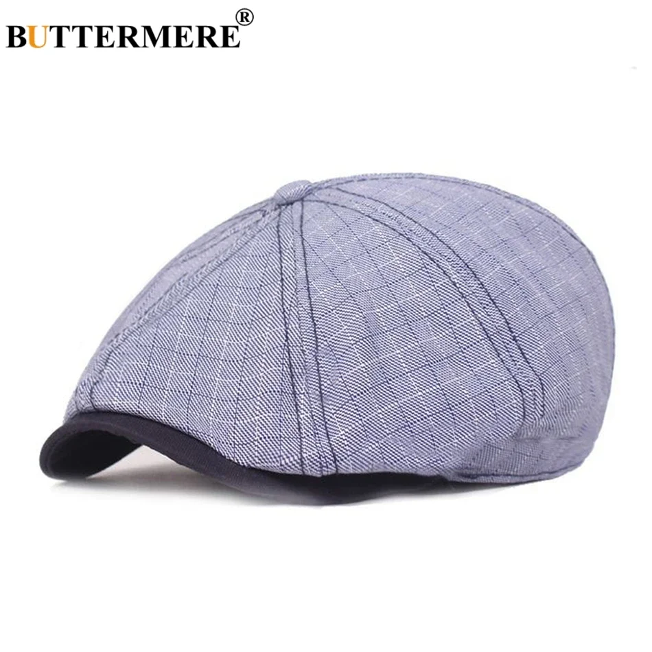 Рисунок 2 - BUTTERMERE Клетчатая кепка газетчика цвета хаки