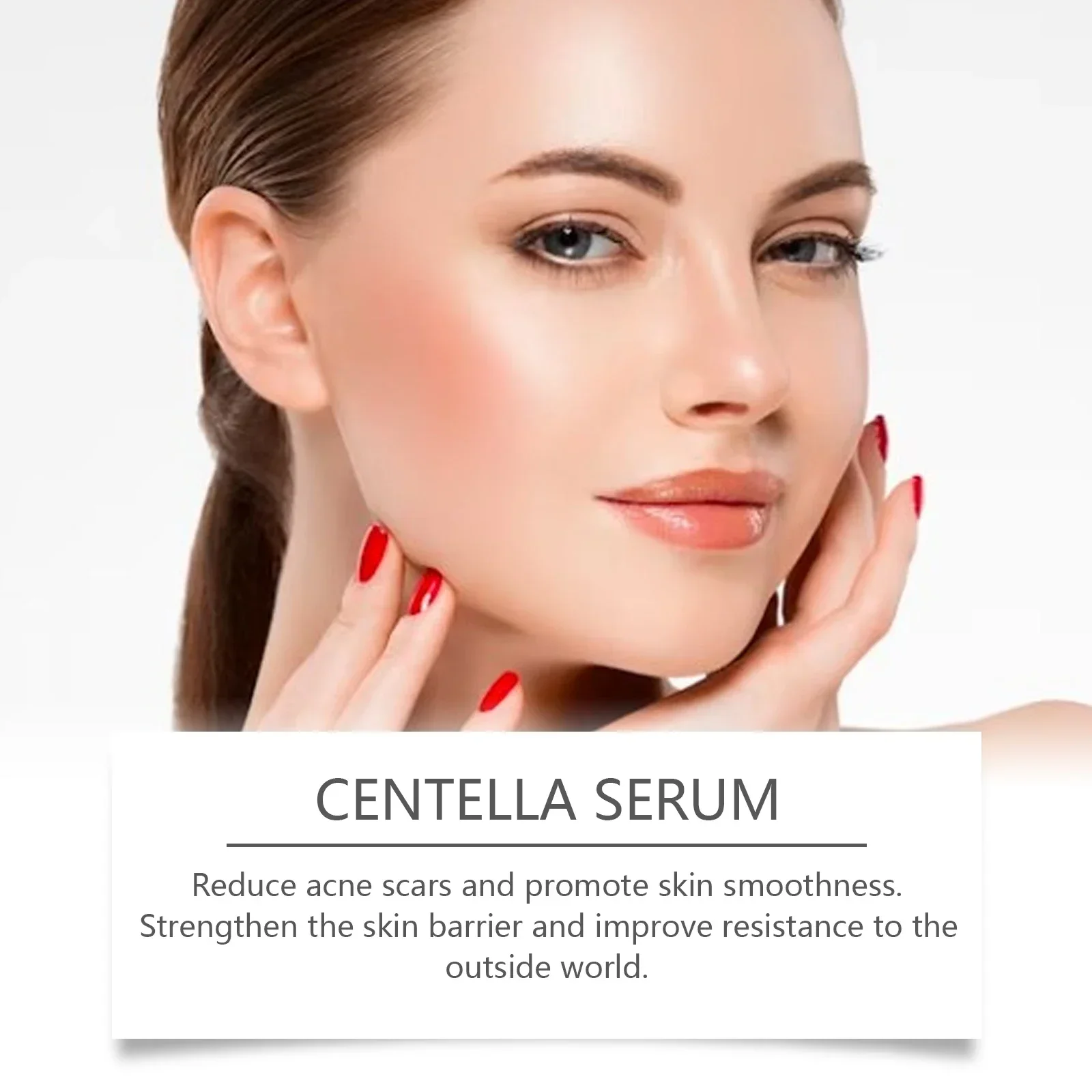 

Centella Serum Rejuvenating Brightening Facial Skin Pores Repair Redness Moisturizing Calming Essence Korean Skin Care Products