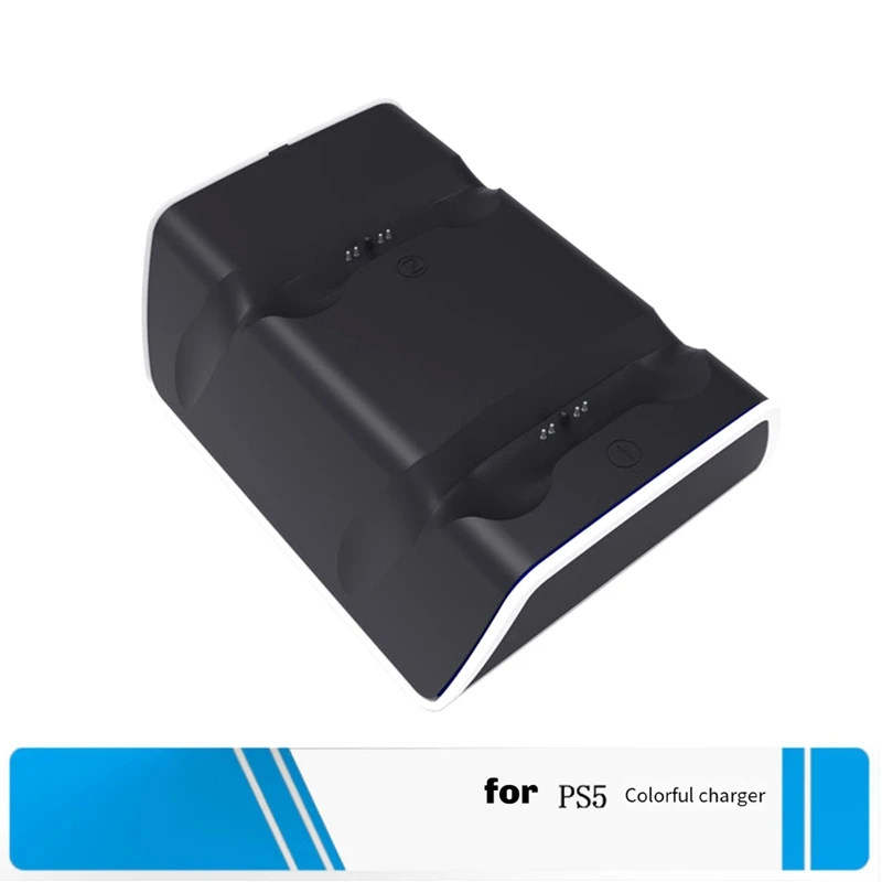 สําหรับ PS5 Charger ชุดหูฟังผู้ถือขาตั้ง Gamepad Fast CHARGING Dock Station สําหรับ Sony PlayStation 5 ตัวควบคุม