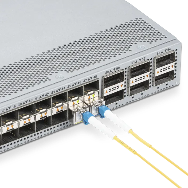 Fiberso ใช้งานร่วมกับ 1000BASE BiDi SFP โมดูล LC 40KM Tx1310/Rx1490nm SM Fiber Optical Transmission สําหรับสวิตช์เครือข่าย