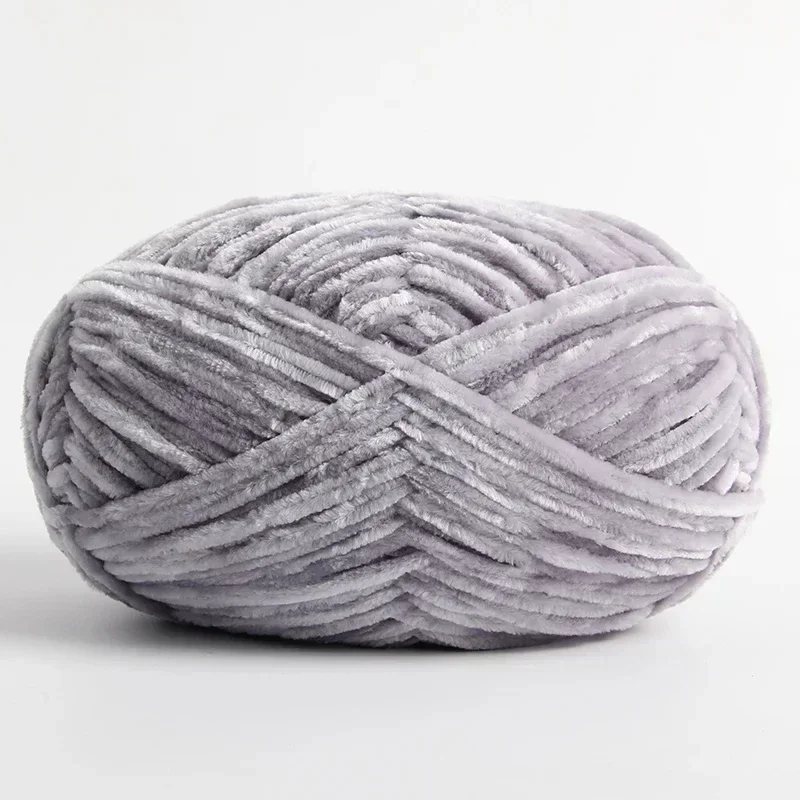 Soft Chenille Yarn 100g for Crafting Projects
