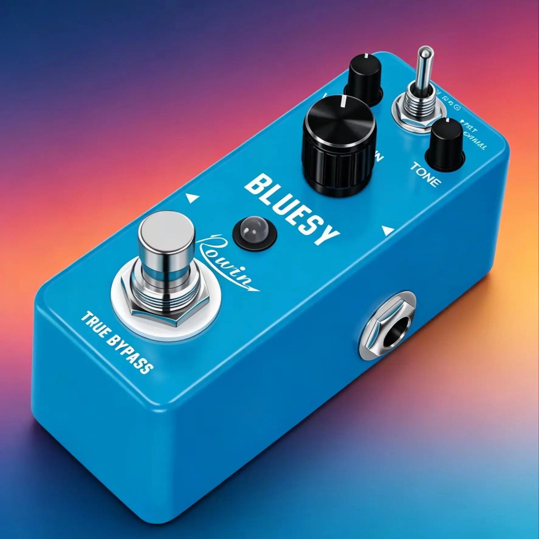 ROWIN LEF-321 Bluesy Blues Overdrive Guitar Effect Pedal Aluminum Alloy Shell True Bypass Guitar Parts & Accessories