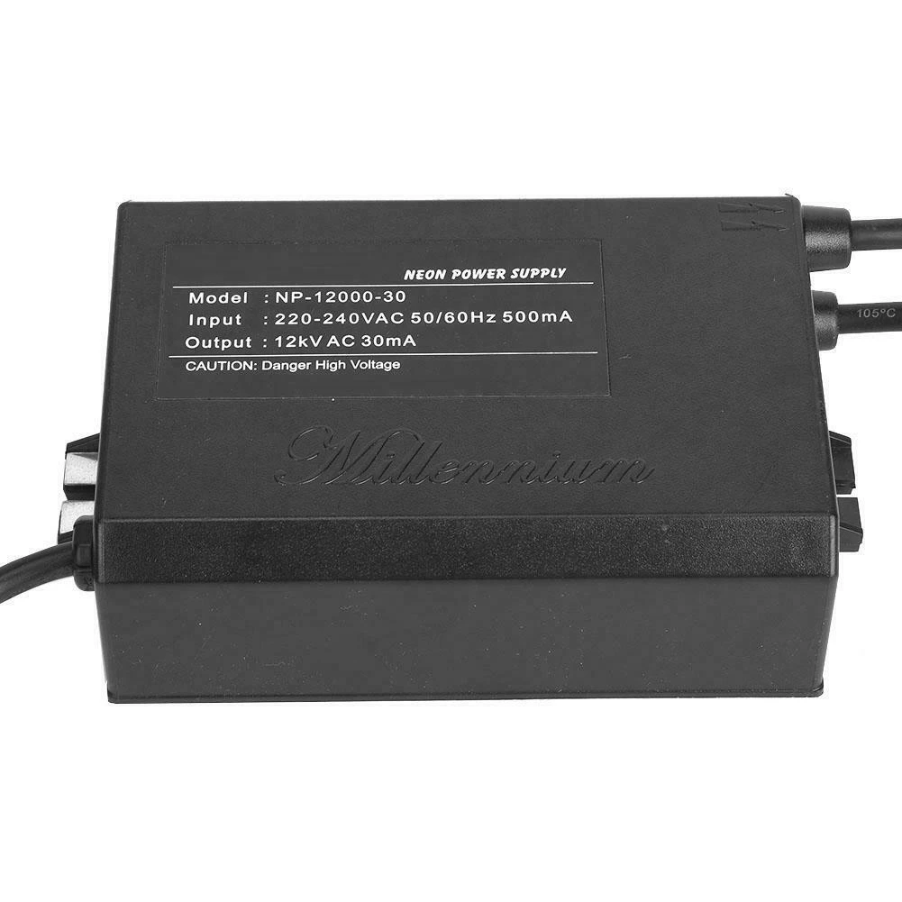 1 قطعة ضوء النيون تسجيل محول إلكتروني التيار الكهربائي P-12000-30 12KV 30MA
