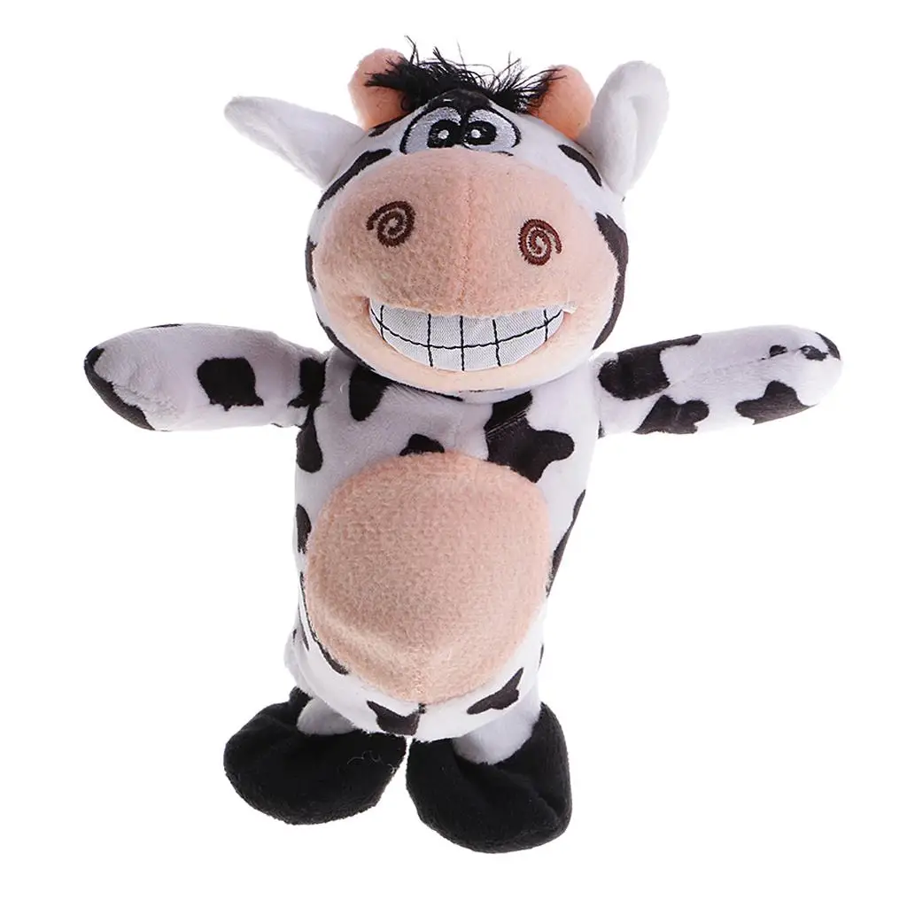 Enregistreur sonore en peluche Little Cow Butter pour l'apprentissage des discours des tout-petits