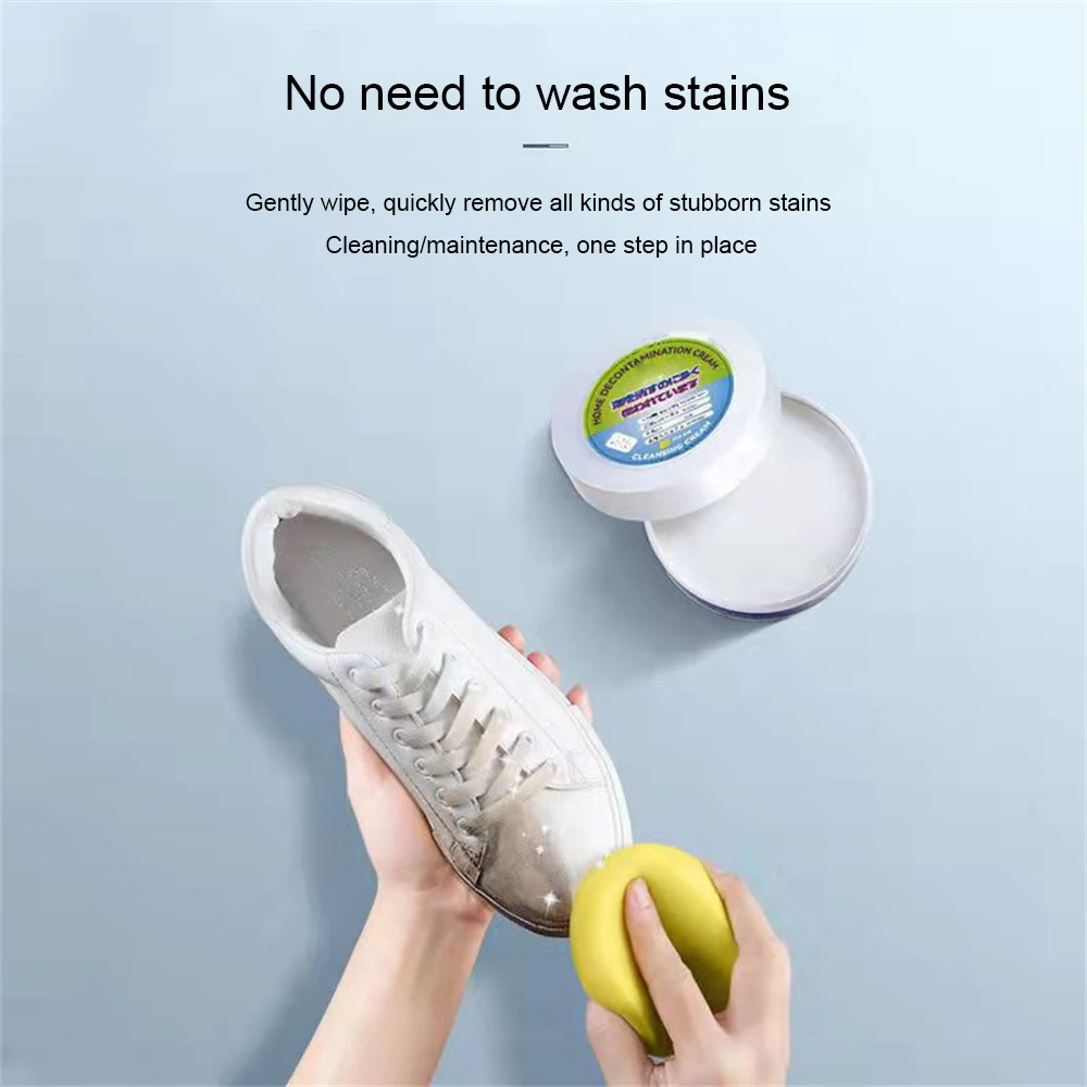 Multifunctional Cleaning Cream To Remove Stubborn Stains Household Cleaning White Shoes Wash-free Shake Tone With Cleaning Cream