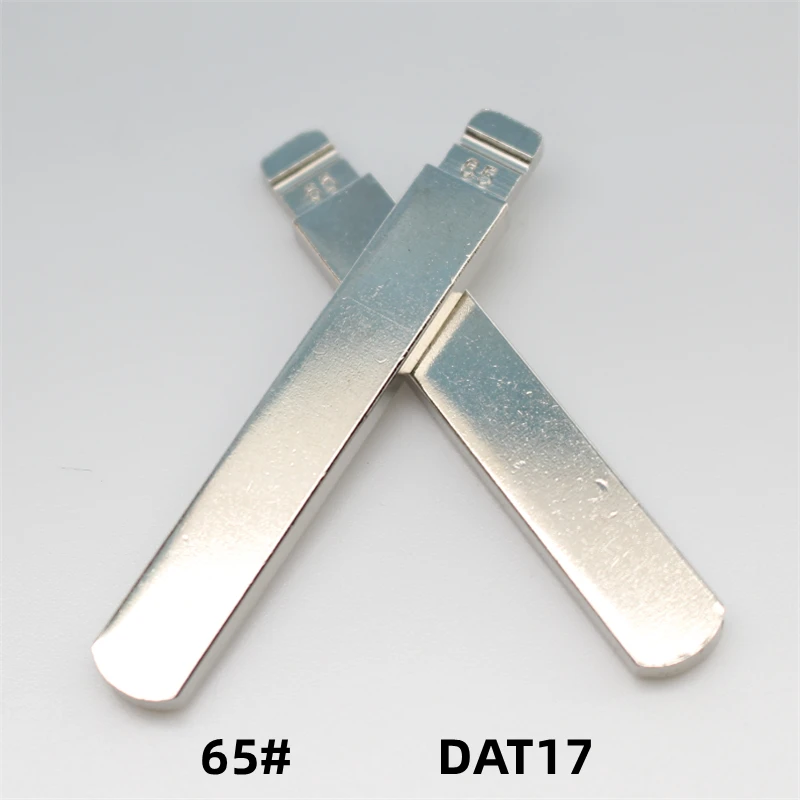 

OEM 20Pcs 65# DAT17 Metal Blank Uncut Remote Key Blade For Subaru For Keydiy KD Xhorse VVDI JMD