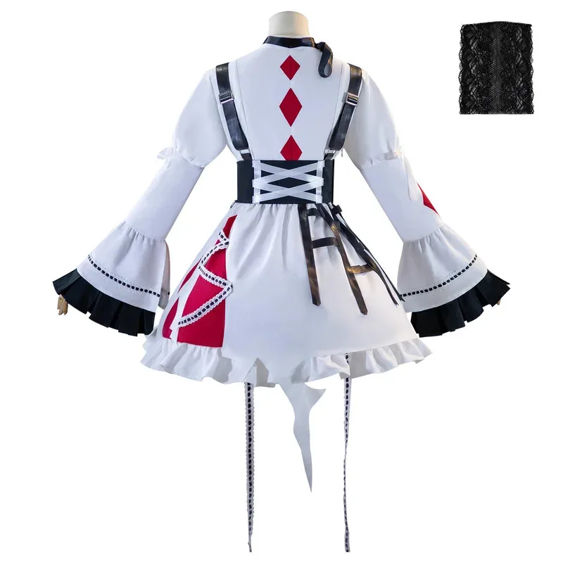 아키야마 미즈키 코스프레 의상 PJSK 러블리 파티 드레스 유니폼 할로윈 의상 여성용 Newx,5;d'2.y;8'