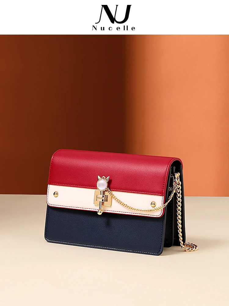 Nucelle NU-Sac à bandoulière de couleur contrastée pour femme, sac avec orgue, nouvelle mode, original, Nouvelle-Zélande, 2021