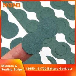 Battery Insulation Gasket 18650 21700 Li-ion Pack 25~1000pcs 1S-8S Cell Barley Adhesive Paper Glue Fish Electrode Insulated Pads