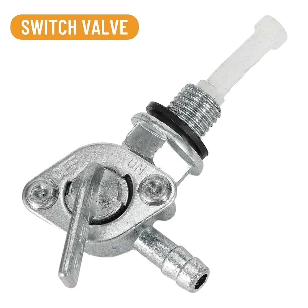 

Brand New High Quality Switch Valve Fuel Replacement Silver 1/4inch Hose Stainless Steel 90 Degree Accessories
