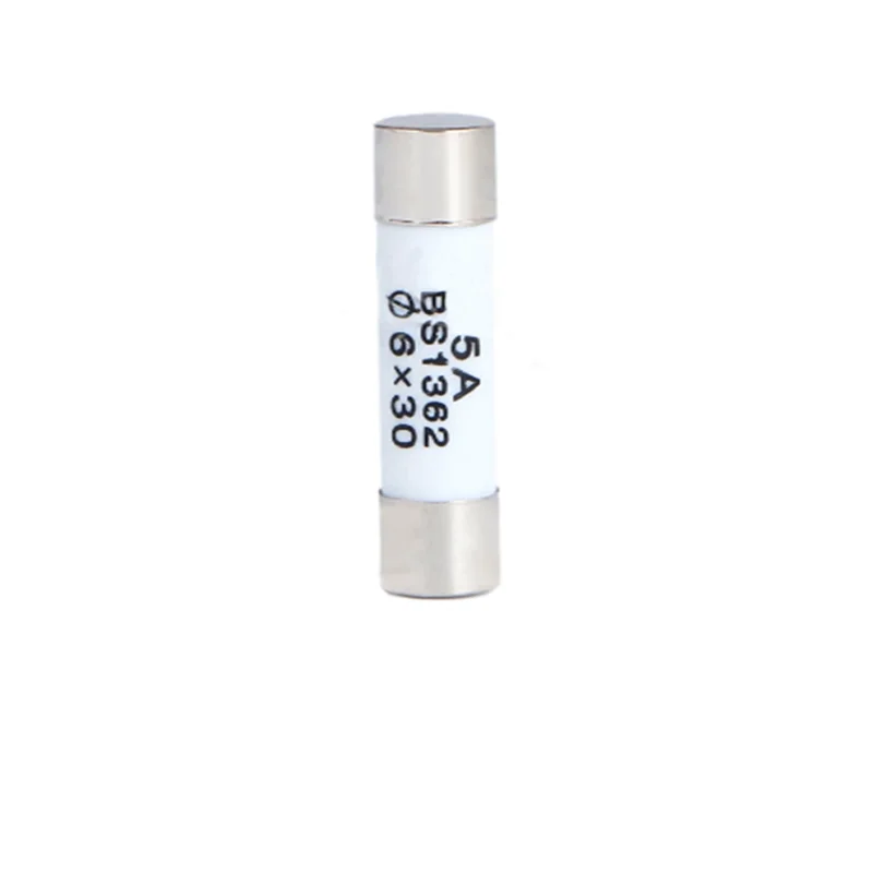 100PCS/ BOX Fast Fusible Ceramics Fuse 6x30mm R058 250V 0.5A 1A 2A 3A 4A 5A 6A 8A 10A 13A 15A 20A AMP Fuse Tube