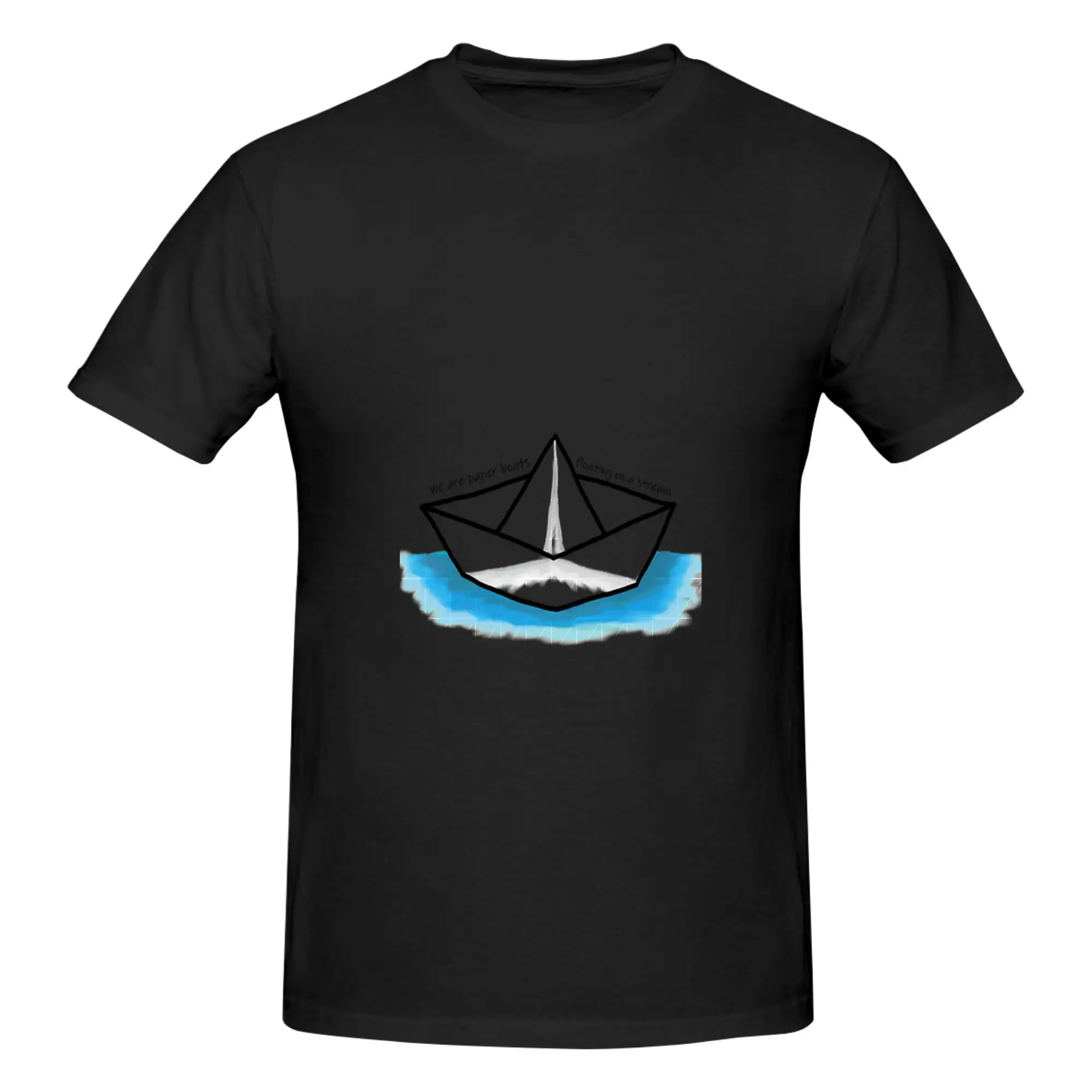 Funny Transistor (Paper Boats)  Men's Printed T-Shirt Unisex T shirtShirts