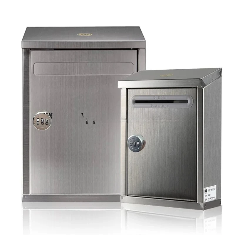 Outdoor Stainless Steel Mailbox Password Lock Thickened Small Multi-purpose Suggestion Box Complaint Suggestion Box
