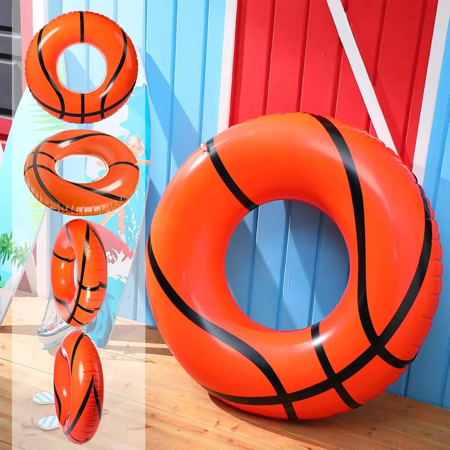 Flotadores inflables para piscina, flotadores inflables de tamaño adulto, anillo para piscina, deportes de playa, fiesta, uso en lago, 2 uds.