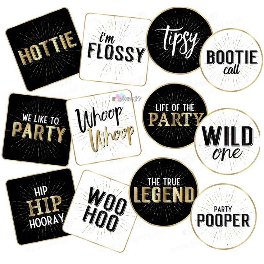 Hot Selling Adults Party Handing Photo Booth Props set, 6pcs (12design) Free shipping  / Handheld Photography Prop Card