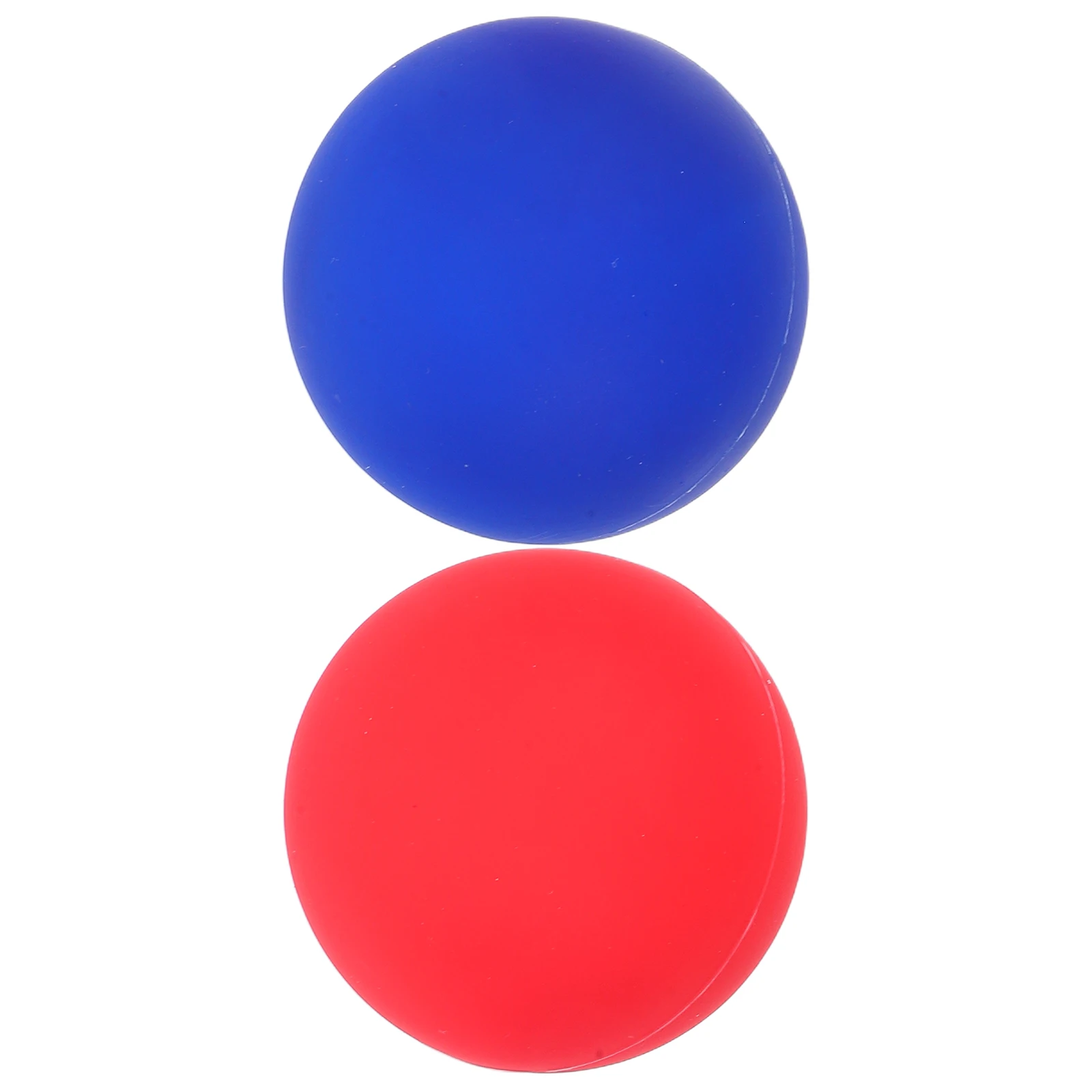 

2Pcs 63mm Silicone Massage Balls for Fitness Yoga Red Blue Portable Muscle Relaxation and Pain Relief Home Gym Use