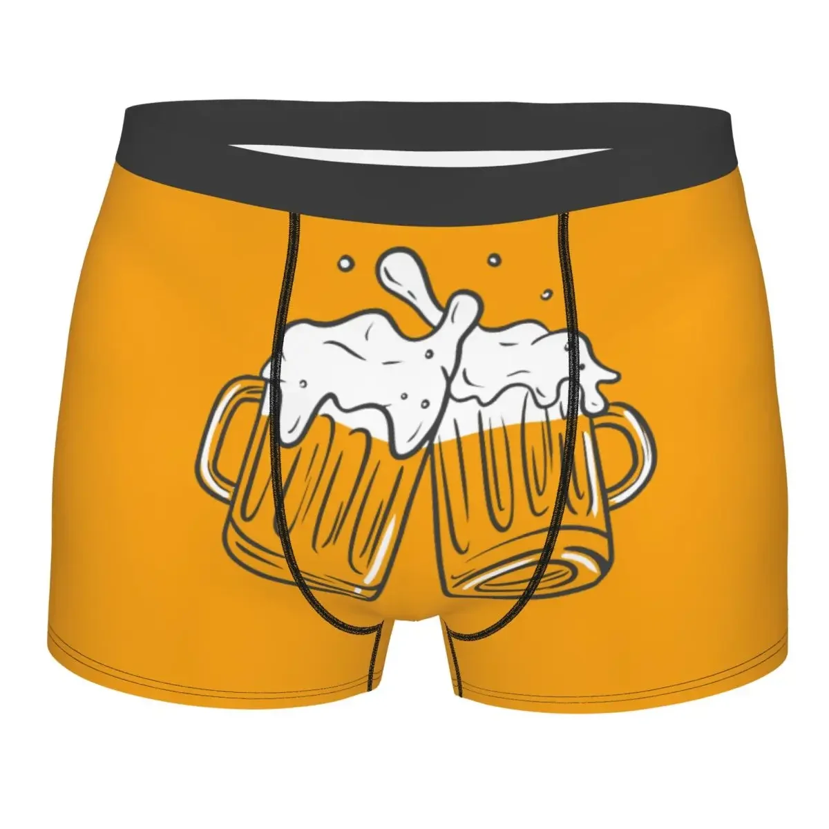 Custom Cool Beer Boxers Shorts Panties Male Underpants Comfortable Briefs Underwear