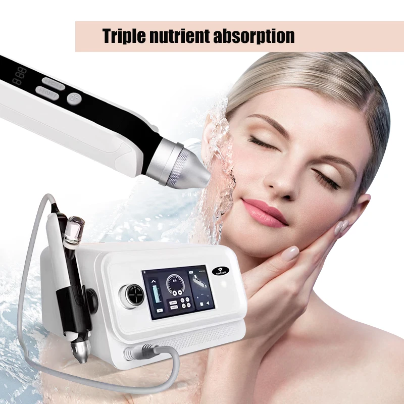 5-Mode Salon Edition Skin Rejuvenation Device with Whitening Anti-Aging & Oxygen Hydration Facial Jet Hydro Serum Jet US Plug