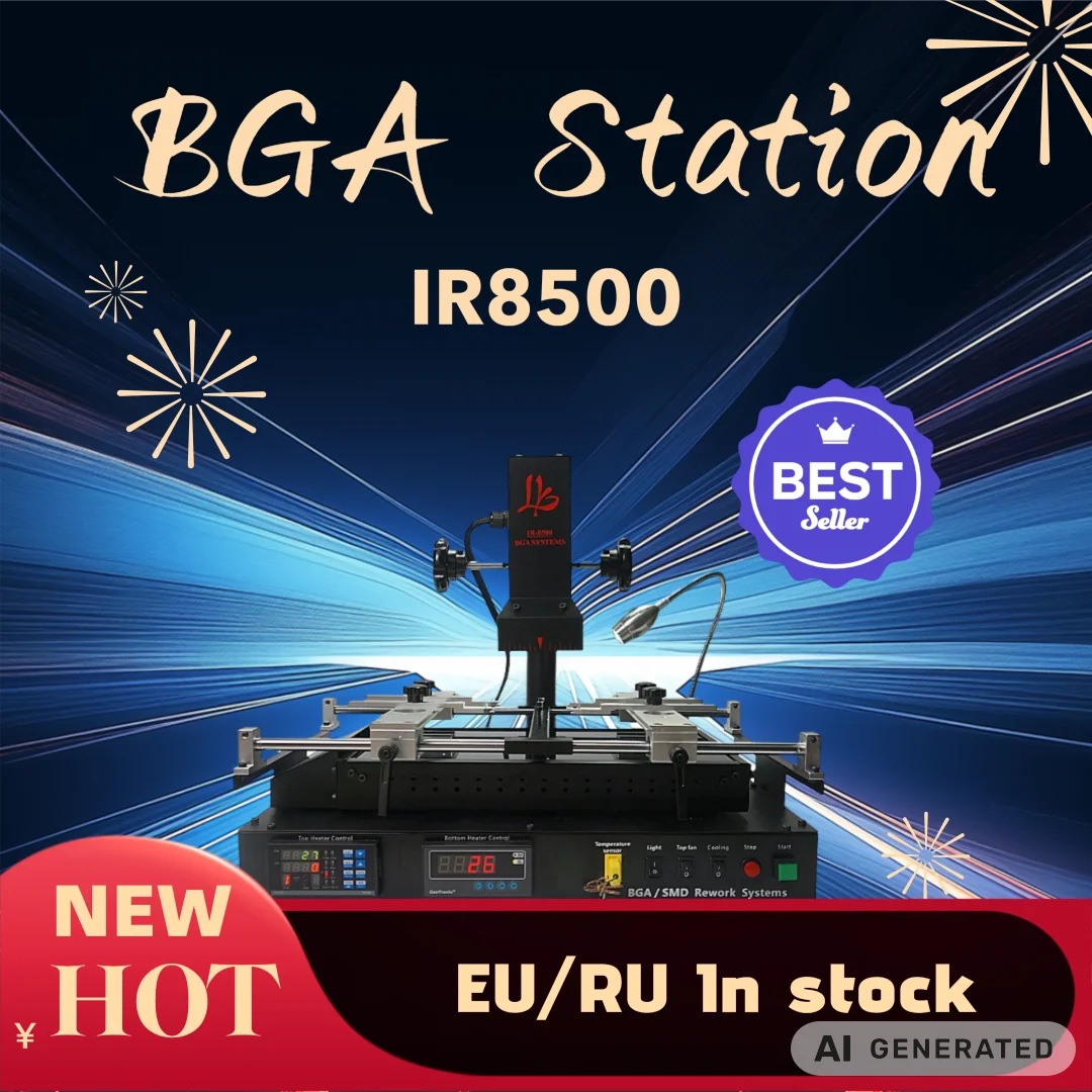 LY IR8500 Bga Rework Station Infrared Machine Reballing Kit Tools Soldering Station for Repairing Xbox Ps3 Ps4 Game Board Laptop