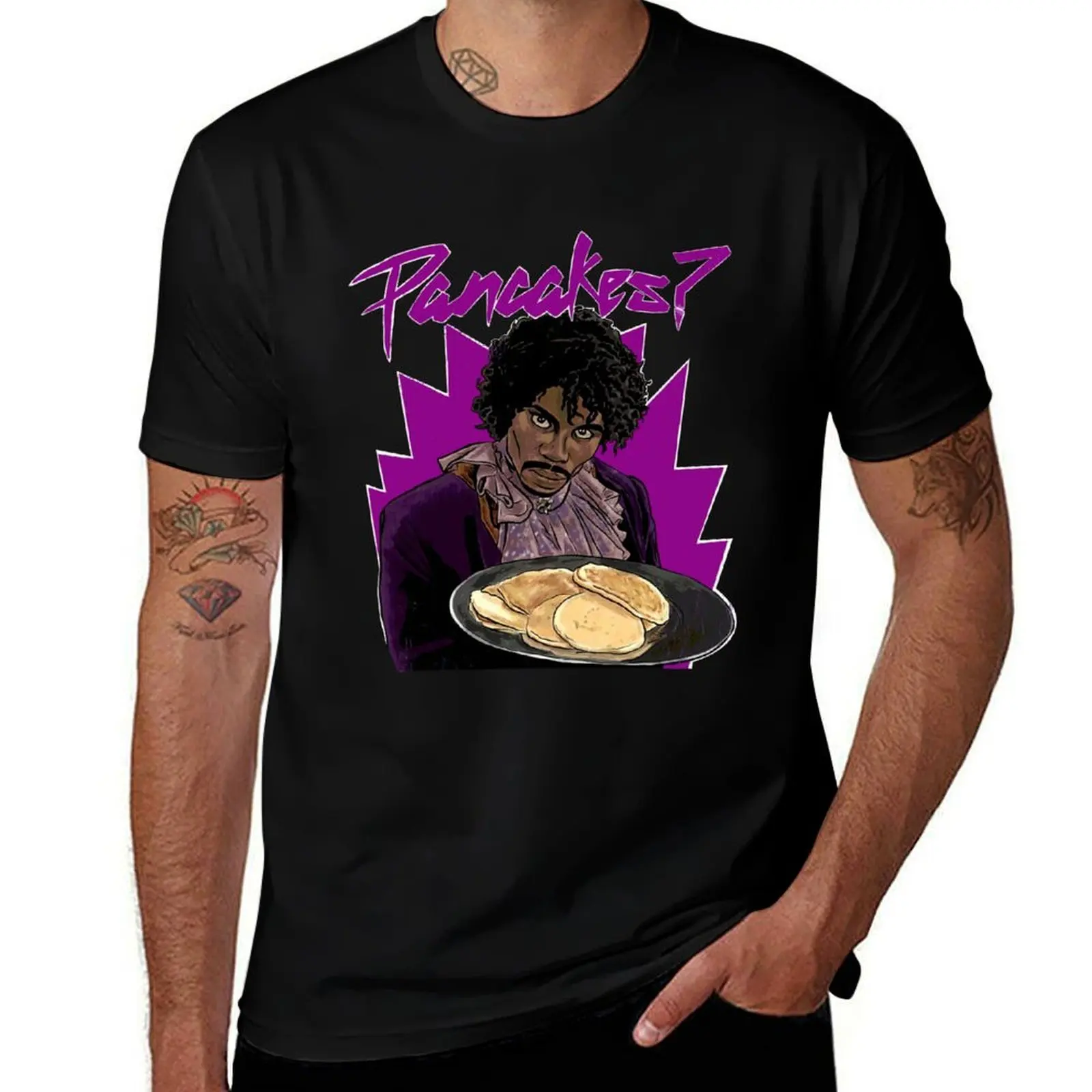Dave Chappelle Pancakes T-Shirt Moisture Wicking Quick Dry Tee T-Shirt
