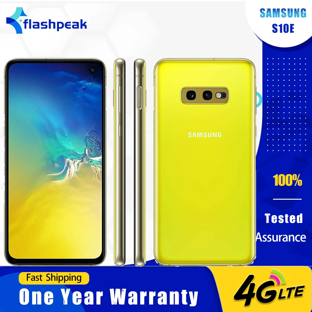 هاتف سامسونج جالاكسي S10e G970U1 G970F 4G الأصلي 5.8 "6GB RAM 128GB ROM الهاتف المحمول 12MP + 16MP + 10MP ثماني النواة الهاتف الذكي #1