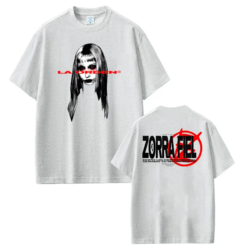 Singer Metrika Tour Vintage Print T-Shirts für Männer und Frauen, ästhetisch, trendig, kurzärmelig, lockere Baumwolle, lässige Harajuku-T-Shirts, Fan-Geschenke – Detail 6