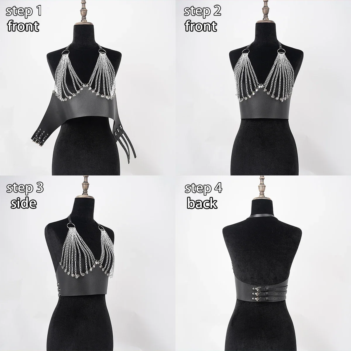 

Fashion Belt Female Street Style corset Chain Tassels Belt Adjustable casual wild Decorative Belt Gothic Clothing Accessories