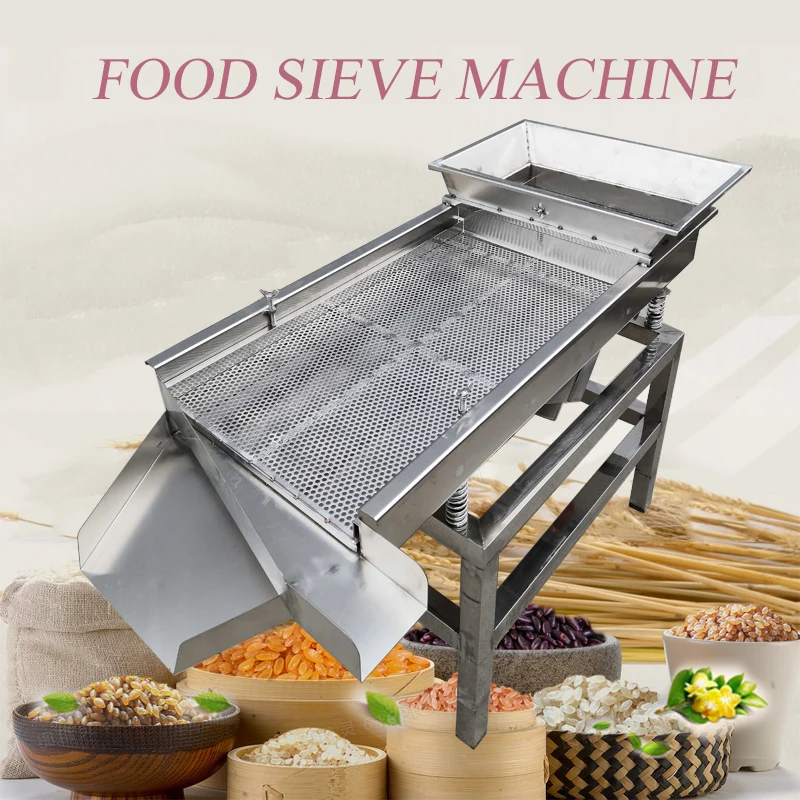 Food Sieve Machin Vibrating Screen Electric Shock Large Granular Material Screening Machine