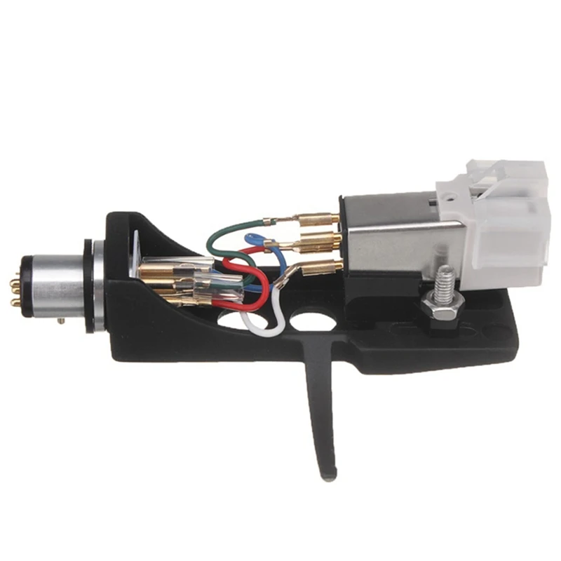 3X Cartridge Stylus With Turntable Headshell 4 Pin Contacts For Phonograph Turntable Gramophone LP Vinyl Needle