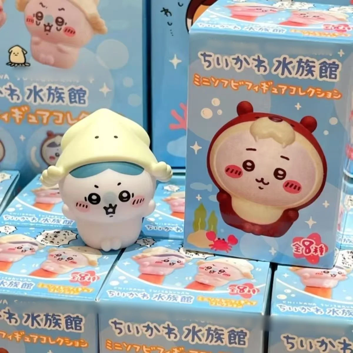Yiji Kawaii Anime Cartoon Modell-Zubehör Niedlicher Selbstironischer Bär Aquarium Usagi Hachiko Puppe Kindergeschenk Spielzeug – Detail 4