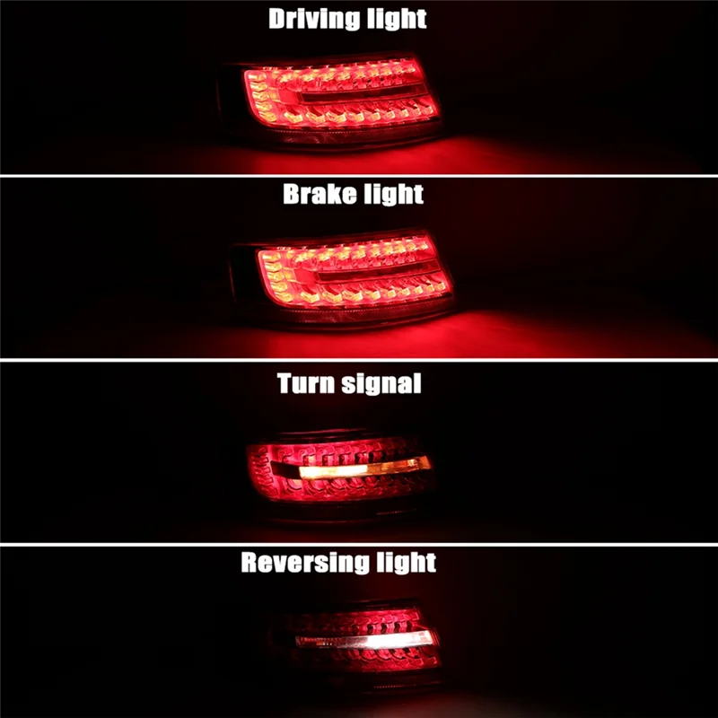 1 قطعة اليمين الخارجي مصباح ليد خلفي أجزاء اكسسوارات ل A6 C6 سيدان 2009 2010-2011 الفرامل الخلفية وقف مصباح 4FD945096B #6