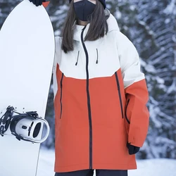 Ski Jackets 2025 New Adults Winter Women Men Skiing Coats Fabric Waterproof Windproof Alpine Sport Warm Snowboard Hoodie Jackets