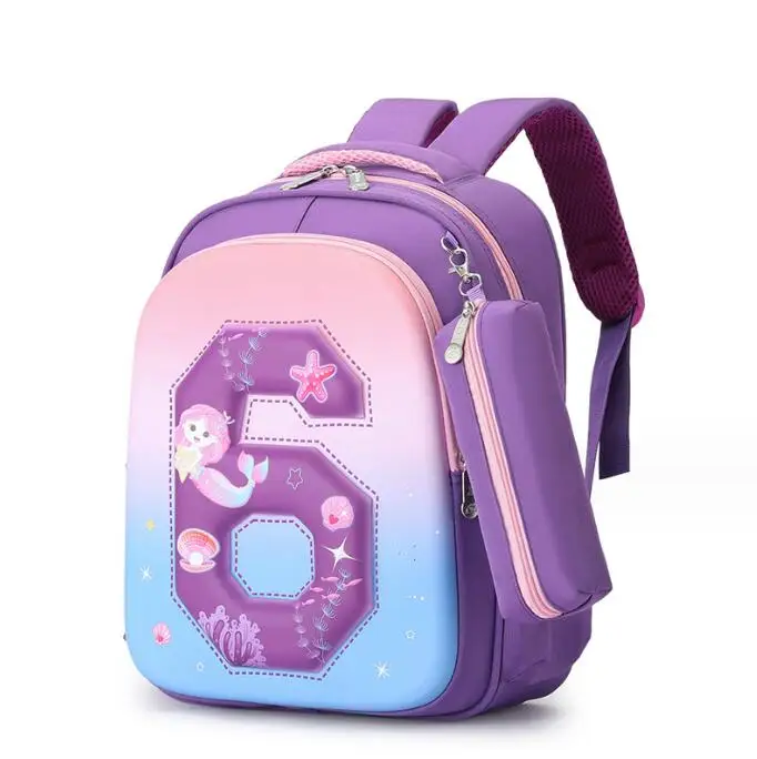 Children School Bags New 3D Digital Colorful Contrasting Kid Backpack Boys Girls Knapsack Kids Satchel Schoolbag Mochila Escolar