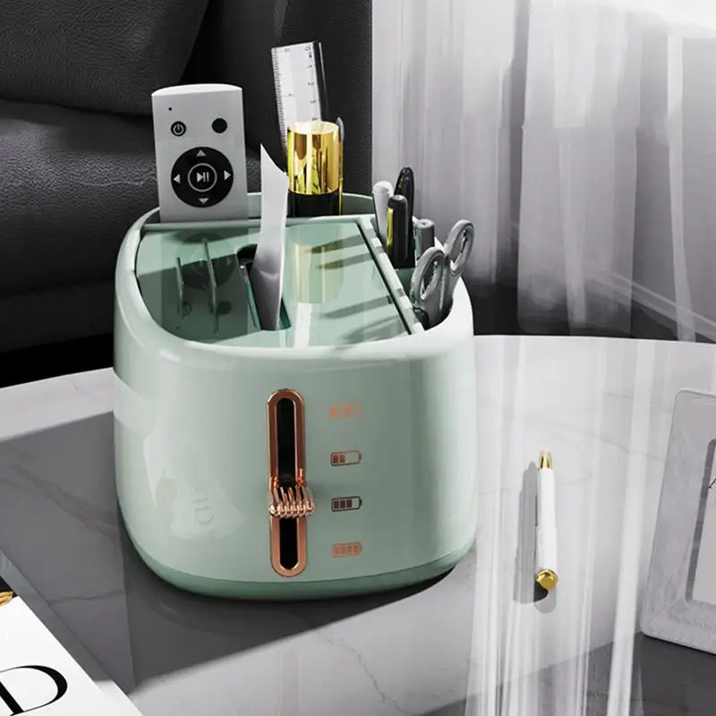 Tissue storage Box Spring Design tissue Paper Holder high quality Tissue dispenser Box with remote holder for Living Room