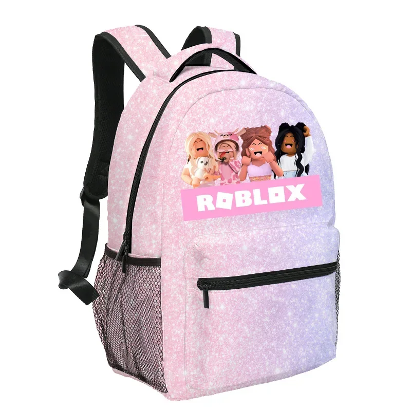 ROBLOX Elementary and Middle School Students Various Styles of Schoolbag Children's Backpack Anime Cartoon School Bag Mochila