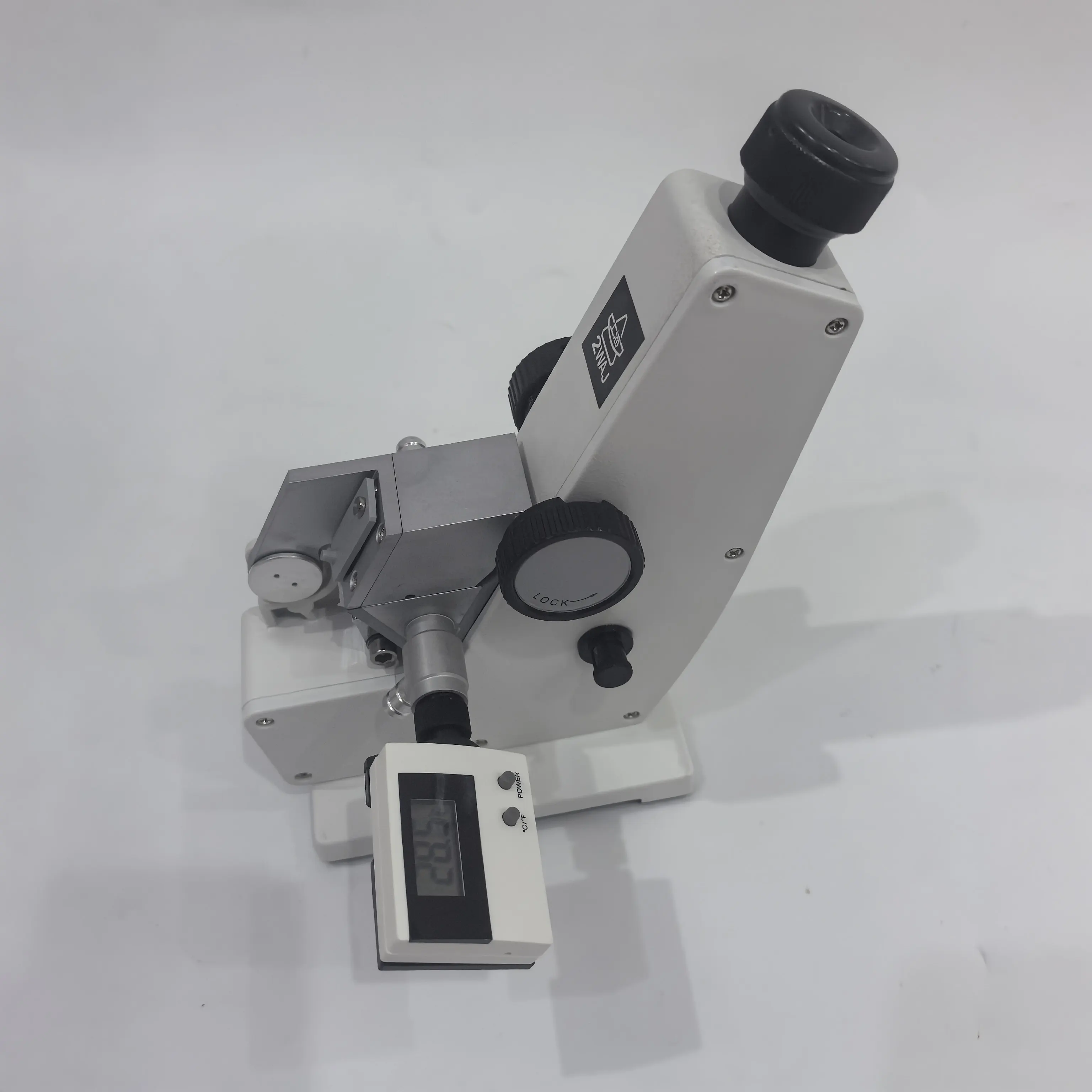 2WAJ Abbe Refractometer Monocular Laboratory Optical Instrument Digital Brix Meter for Sugar Food Chemical Testing