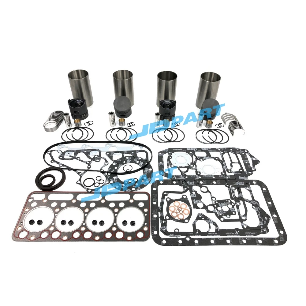 Cylinder Liner Kit With Gasket Set Bearing For Kubota V1500 Engine Spare Parts