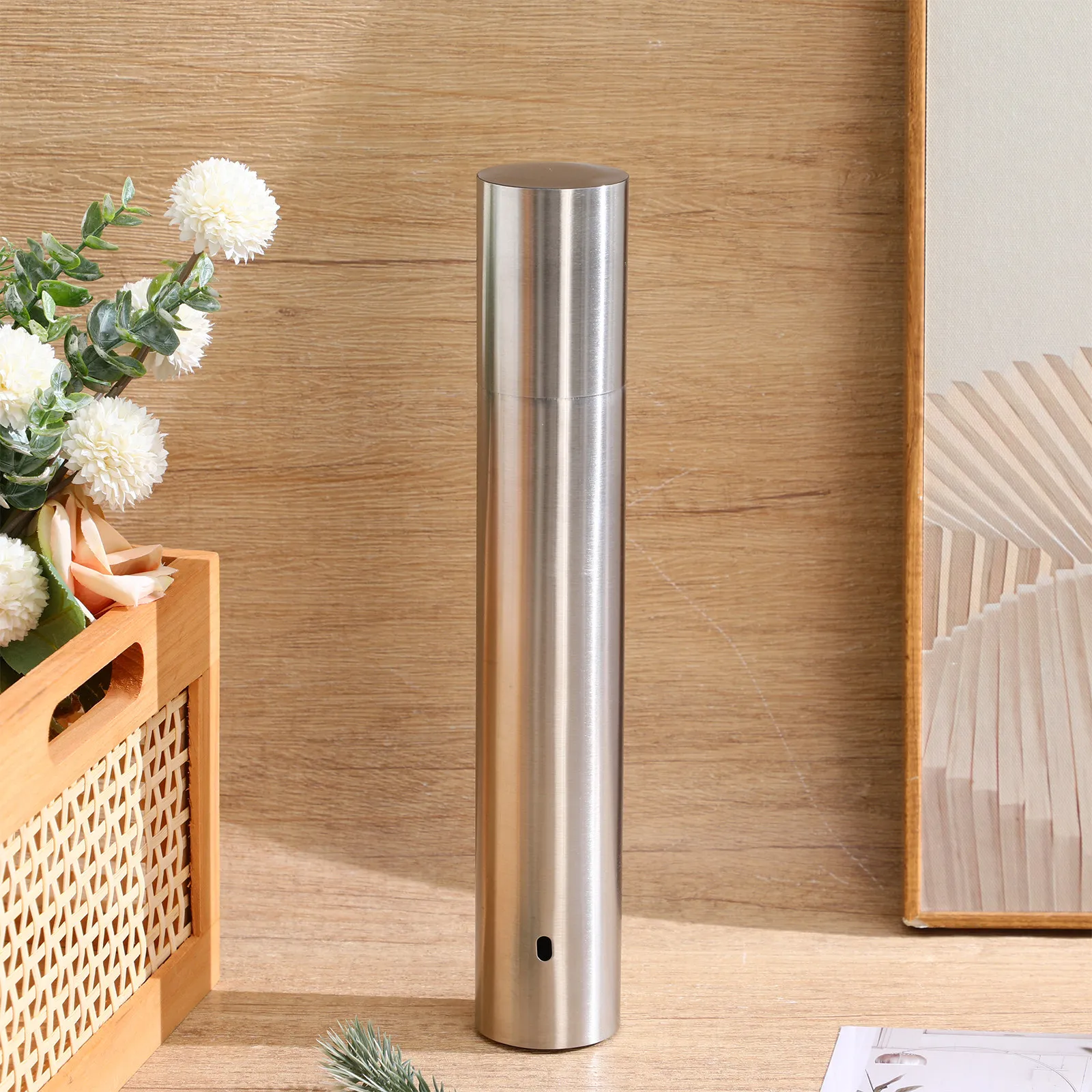 

Винтажный футляр для документов из нержавеющей стали: тубус для хранения свидетельств о рождении, защитный чехол для документов для офиса и кабинета