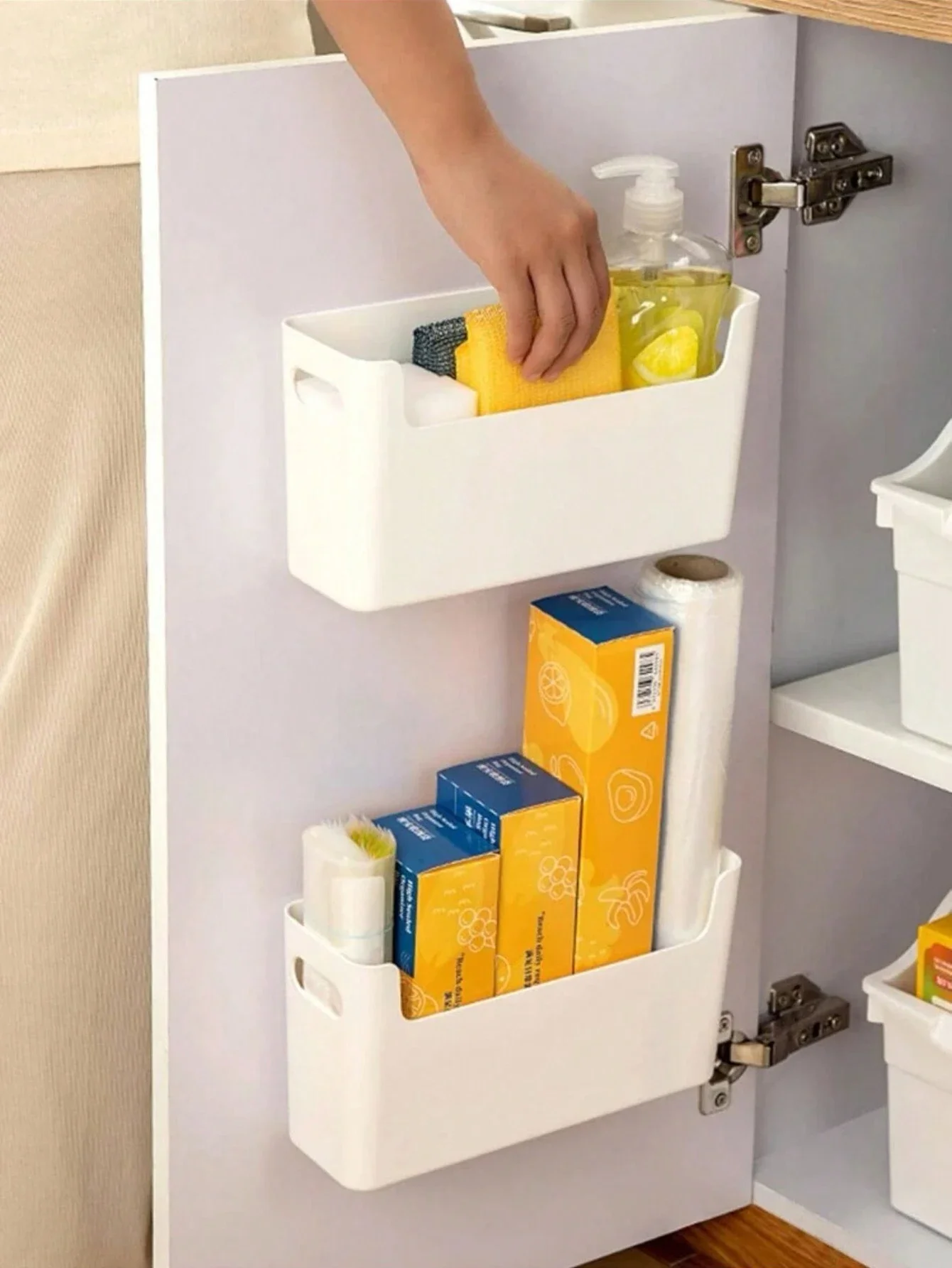Wall-Mounted Kitchen Cabinet Box - Space Saving Organizer