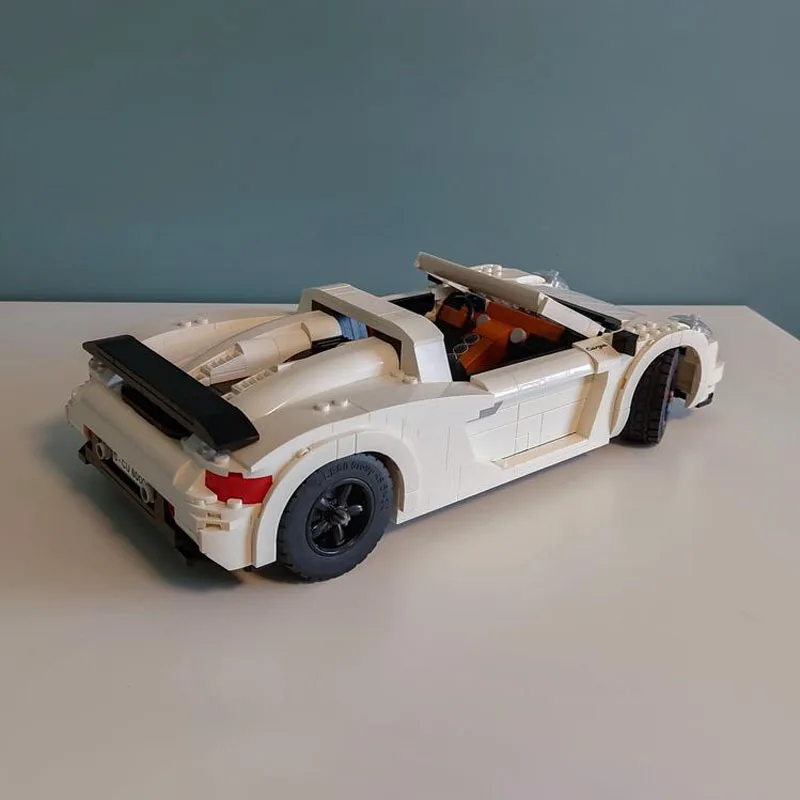 NEW Creative Expert MOC Carrera GT Roadster 10295 MOD Convertible Sports Car Building Blocks Assembled DIY Bricks Toys