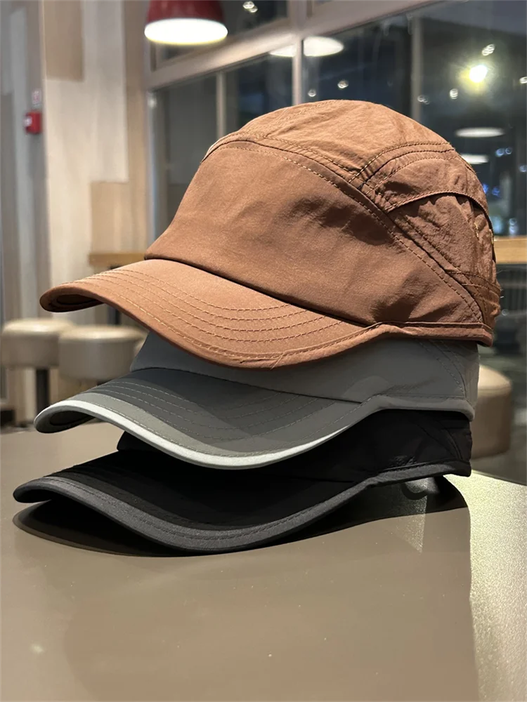 

Quick-drying outdoor sports baseball caps men's and women's summer breathable sunscreen visors running mountaineering caps