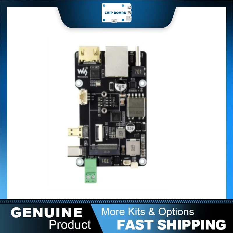 waveshare-pcie-m2-adapter-rtl8125-25gbe-network-controller-4k-output-poe-expansion-for-raspberry-pi