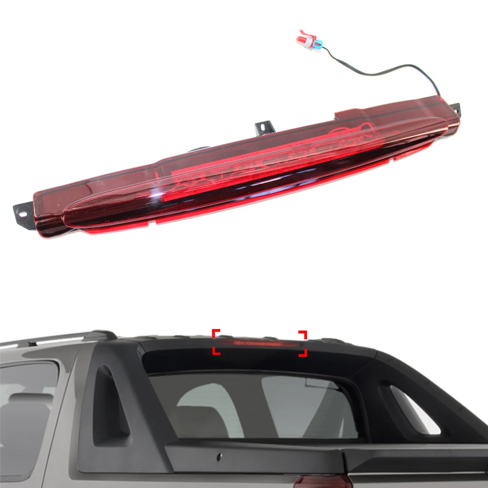 1Pc Red Car Third High Mount Brake Stop Lamp Light 15120540 For Chevrolet Avalanche Pickup Truck 2002-2012