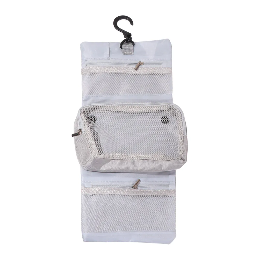 

Japanese Style Snap Folding Toiletry Bag Space Saving Convenient Toiletries Storage Bag Hanging Large Capacity Men Cosmetic Bag