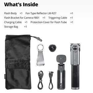 Câmera retro Godox Flash, portátil, Lux, mestre, Canon, Sony, Nikon, Fuji, Olympus, Leica, Pentax 6 principais vendas dossel reto - №3