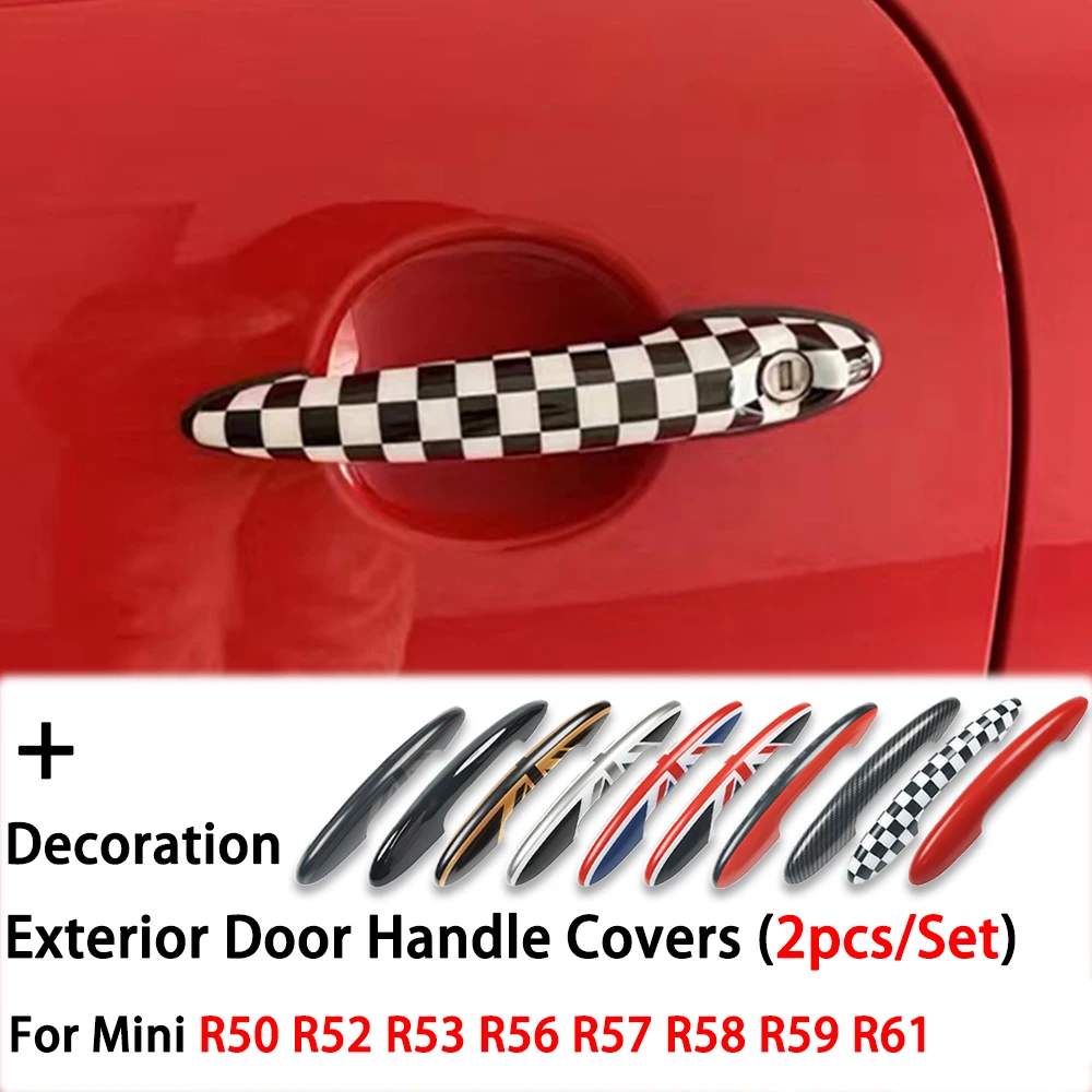 Union Jack Door Handle Covers, Decoração Exterior, Car Styling Acessórios, MINI Cooper S, R50, R52, R53, R55, R56, R57, R58, R59, R61