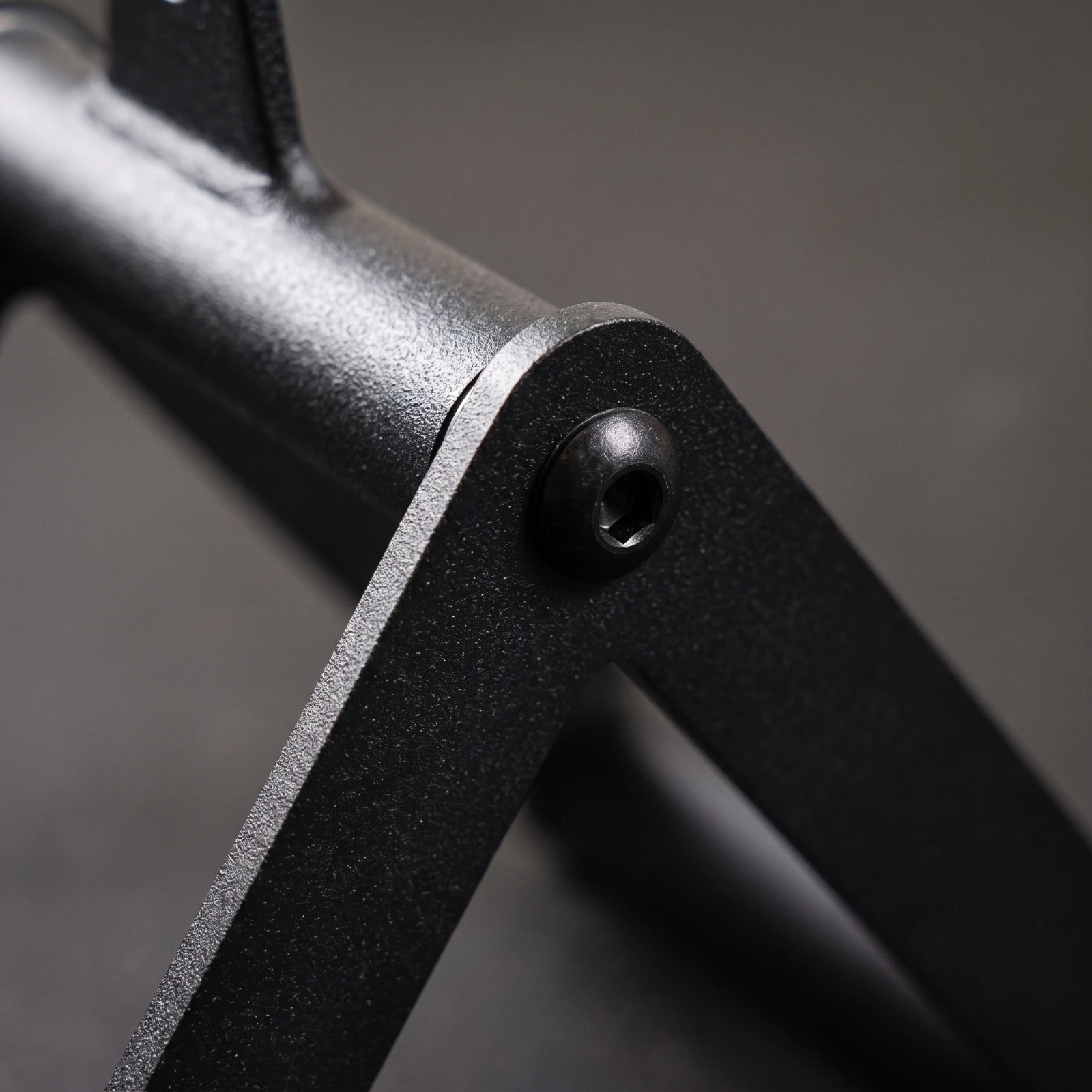 V-Shaped Handle with Rotating Hanger Matte Black Double D Handle V-Bar Sleek Fitness Equipment Multi-Functional