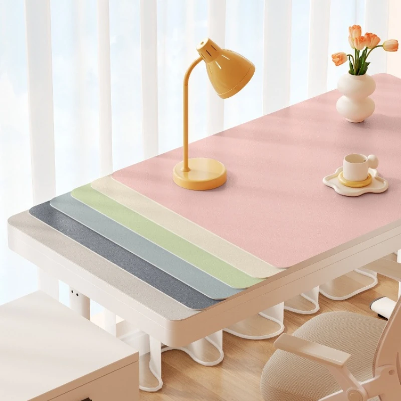 Pure Color Children Eye Protection Learning Desk Pad Waterproof Oil-Proof Non-Slip Coffee Table Mat Gamer Keyboard Mouse Mat