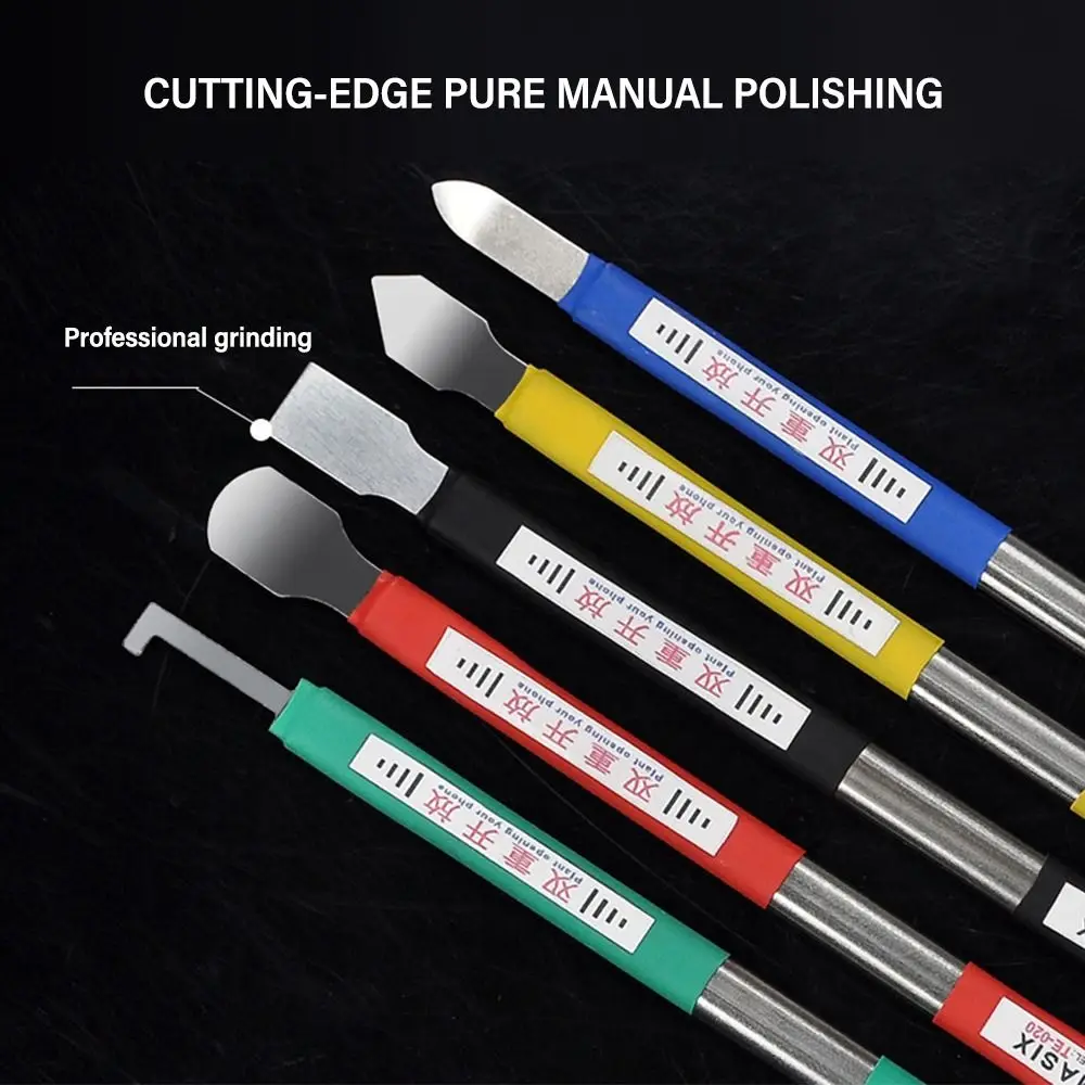 5PCS/Set Double-Headed Screen Crowbar Hand Tools Maintenance Tool Screen Opening Tool Metal Metal Spudger Pry Household